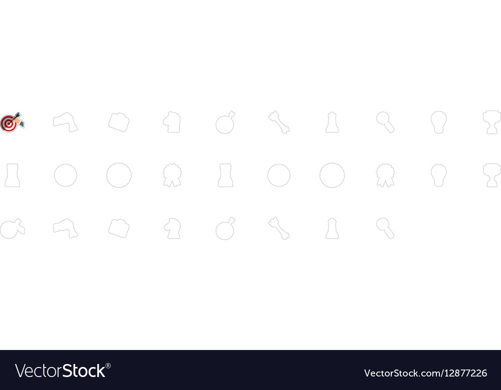 Target dartboard symbol