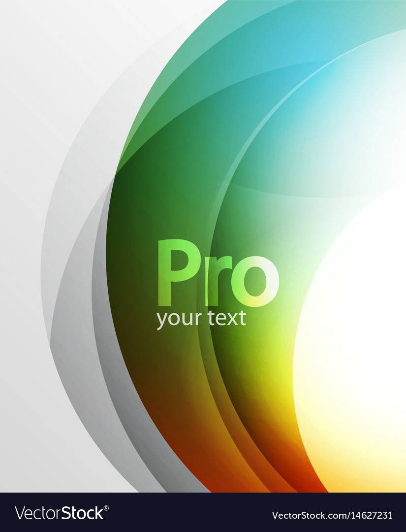 Abstract background swirl wave line template