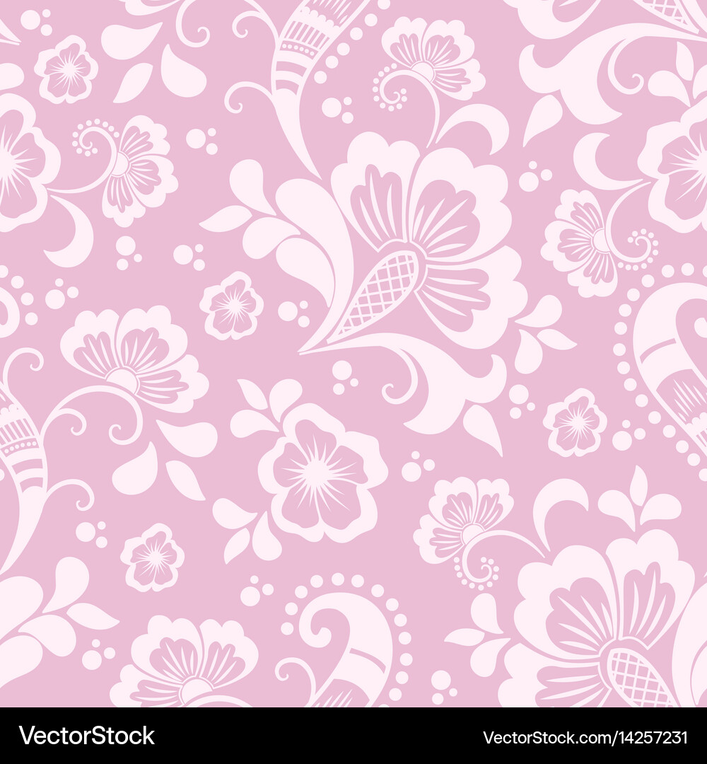 Floral Seamless Pattern Element Royalty Free Vector Image