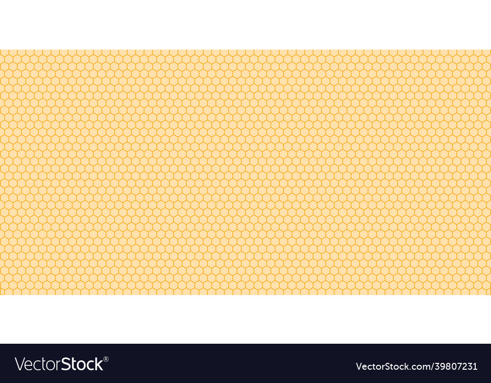 Isolated honeycomb background hexagon simple vector image Isolated honeycomb background hexagon simple