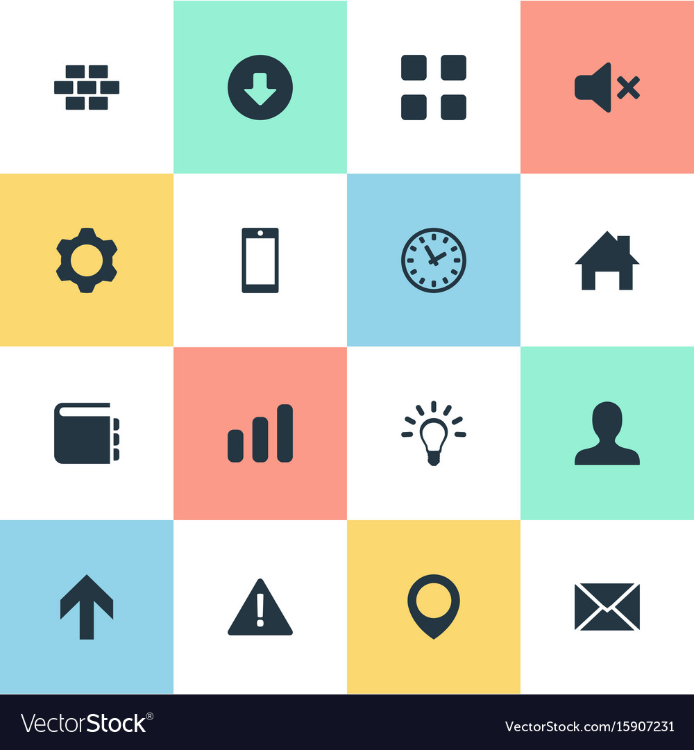 Modern Web Icons Set