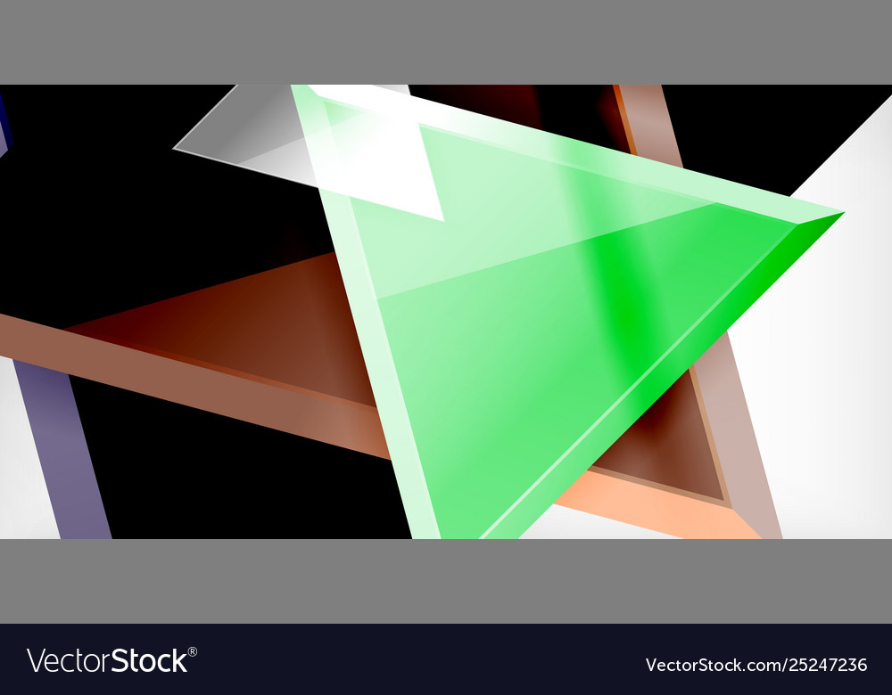 3d triangular minimal abstract background vector image 3d triangular minimal abstract background
