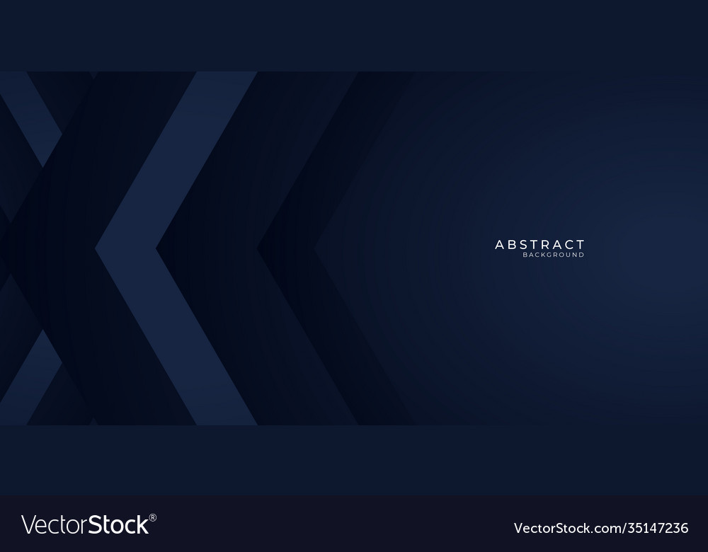 Dark modern navy blue abstract banner background