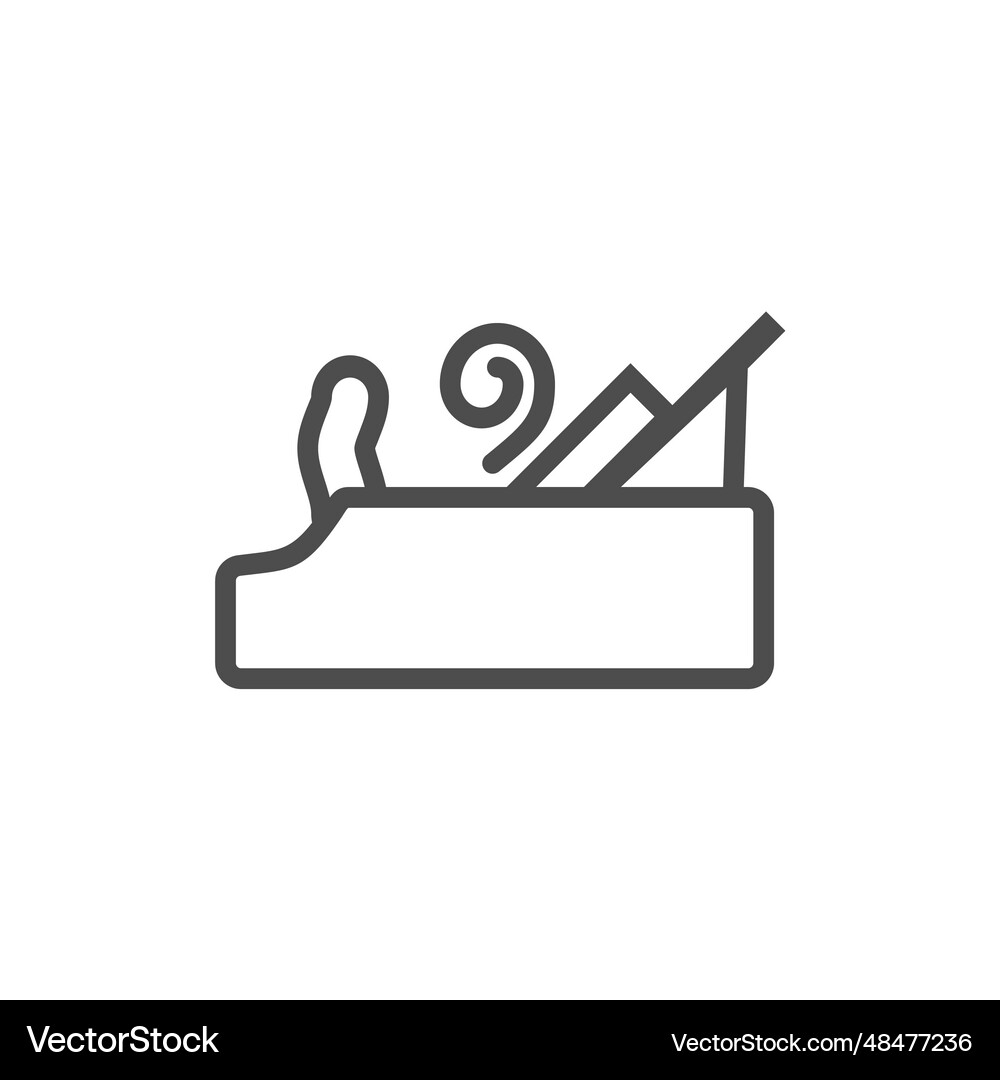 Plane construction and repair tool icon Royalty Free Vector