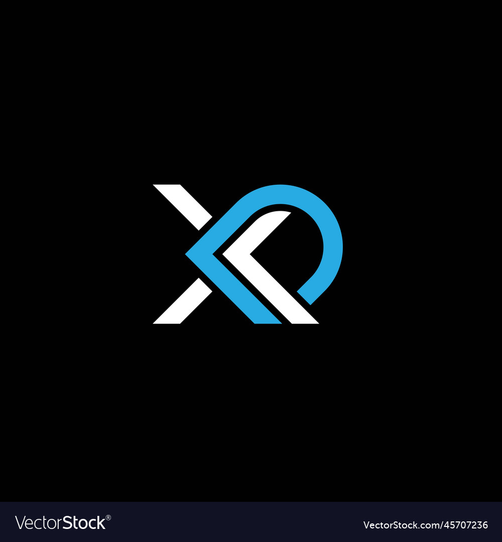 Xd or dx abstract outstanding professional Vector Image