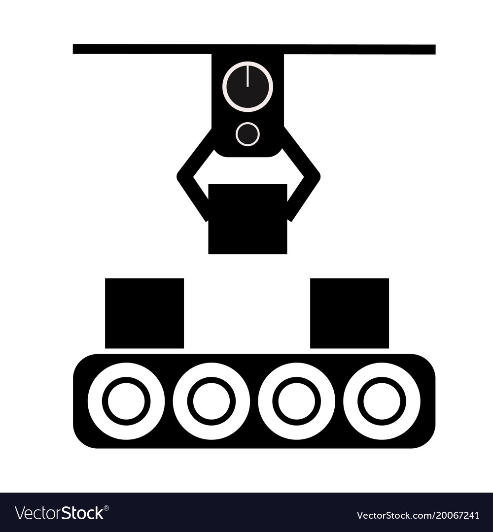 Automated Production Line Icon