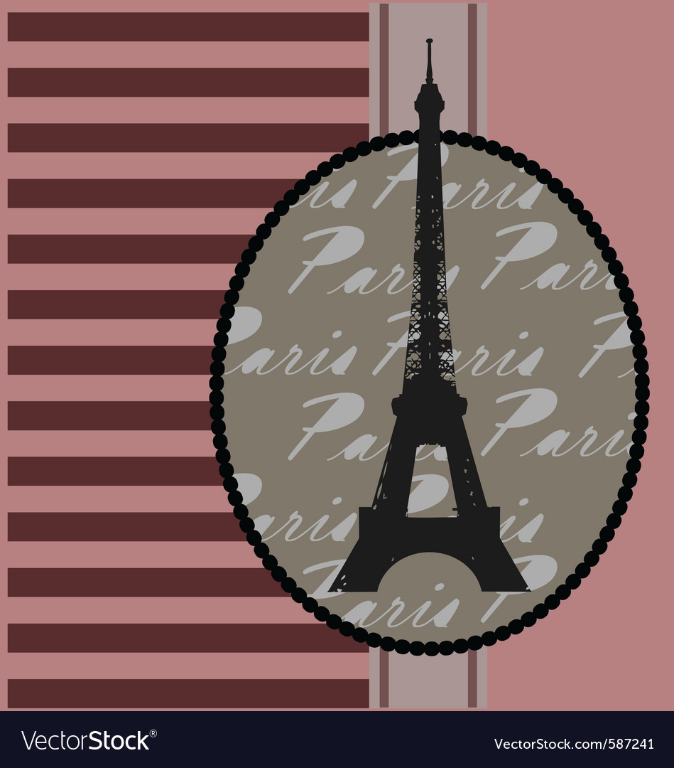 Background with eiffel tower