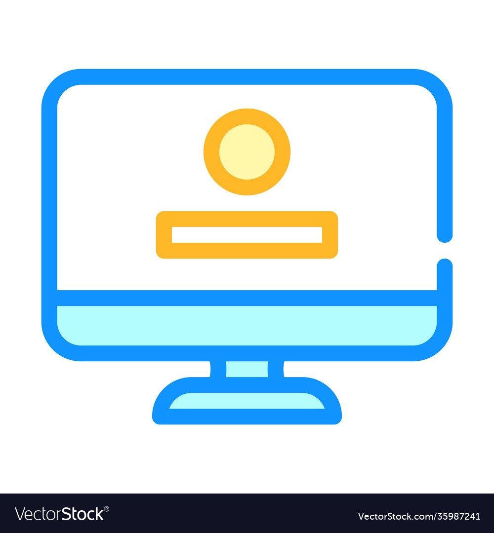 Game operating system color icon vector image Game operating system color icon