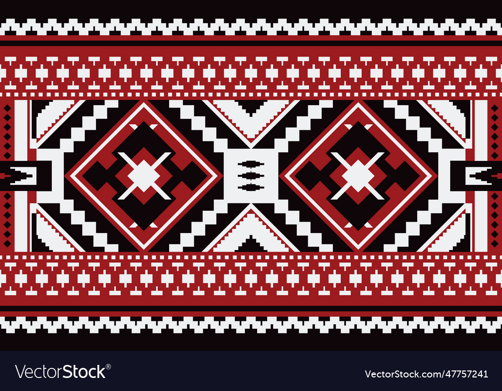 Native american pattern aztec design vector image Native american pattern aztec design