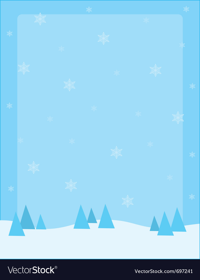 Winter Snowflake Background