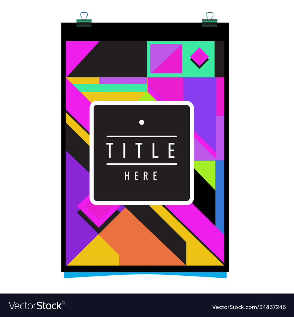 Abstract colorful geometric pattern background