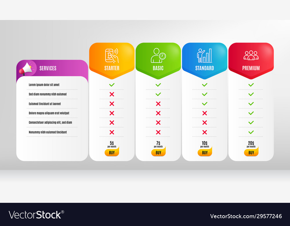 Bitcoin pay time management and graph chart icons