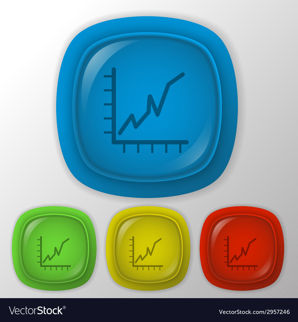 Chart diagram figure Royalty Free Vector Image