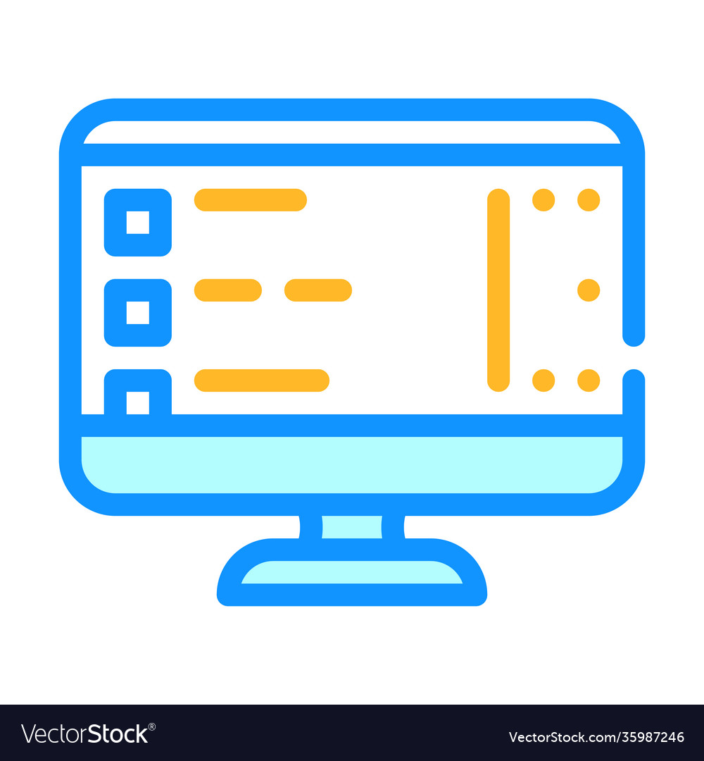 Softwareliste Betriebssystem Farbsymbol