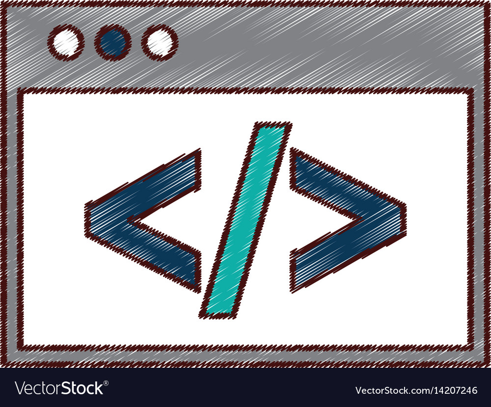 Template webpage isolated icon