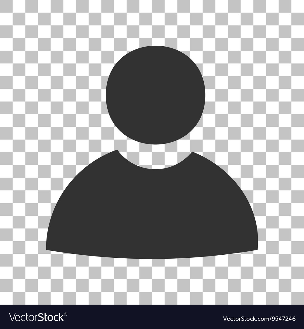 User sign dark gray icon Royalty Free Vector Image