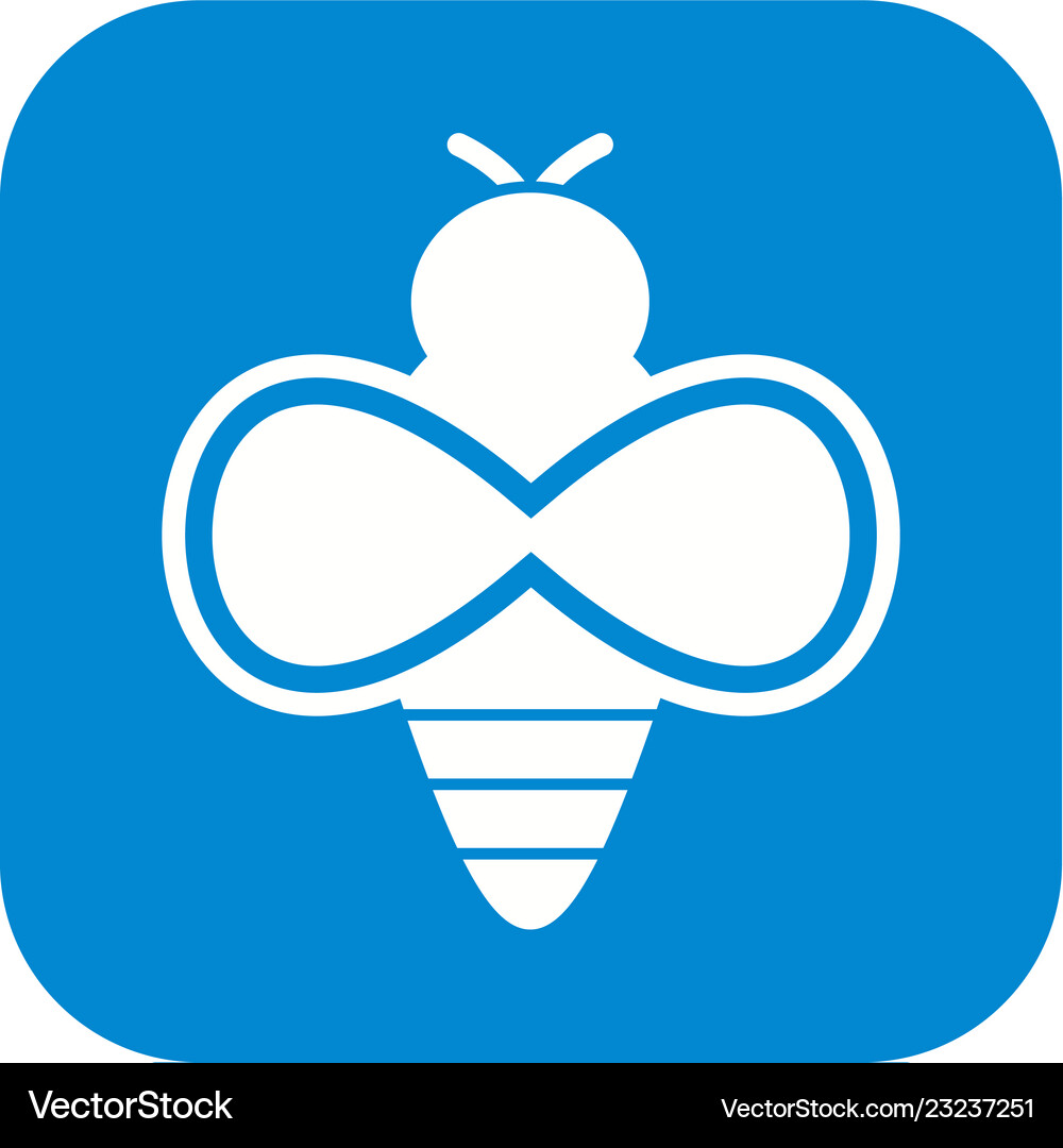 Bee icon Royalty Free Vector Image - VectorStock