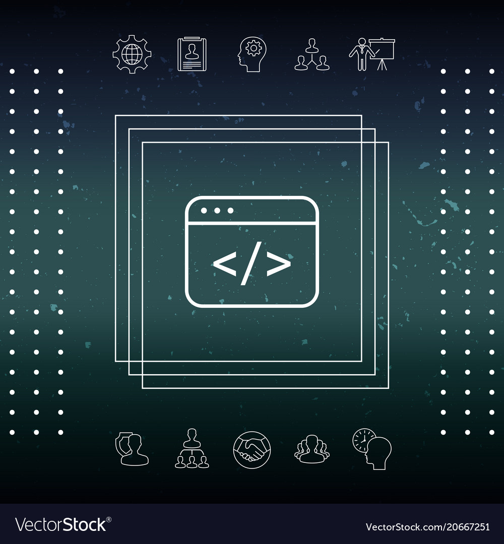 Code editor icon