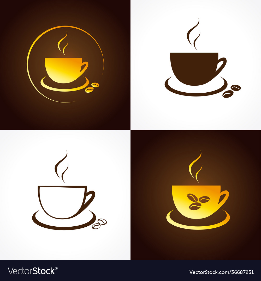 Coffee house icons Royalty Free Vector Image - VectorStock