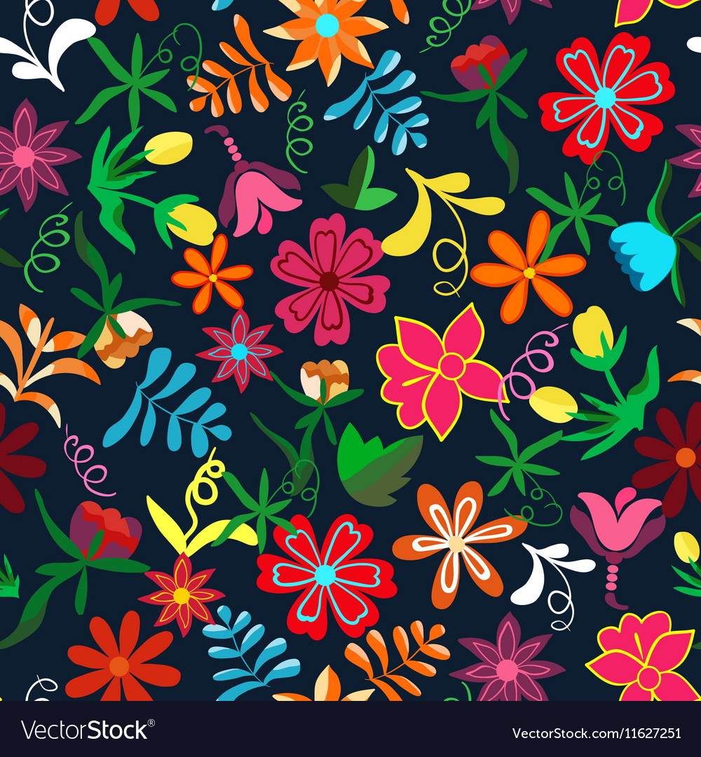 Floral Mexican Pattern