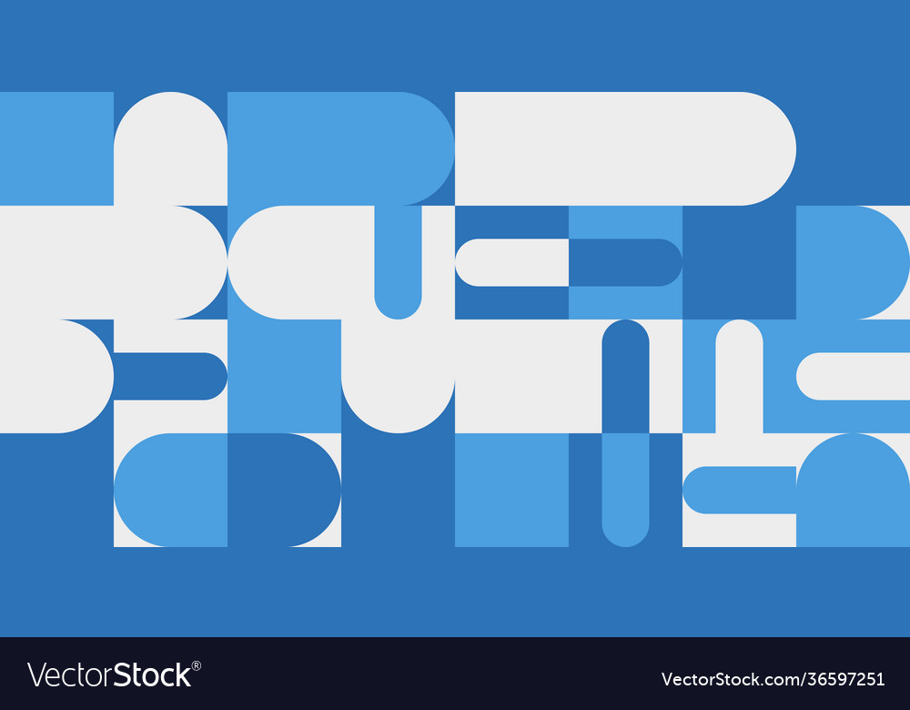 Horizontal abstract pattern design Vector Image Horizontal abstract pattern design