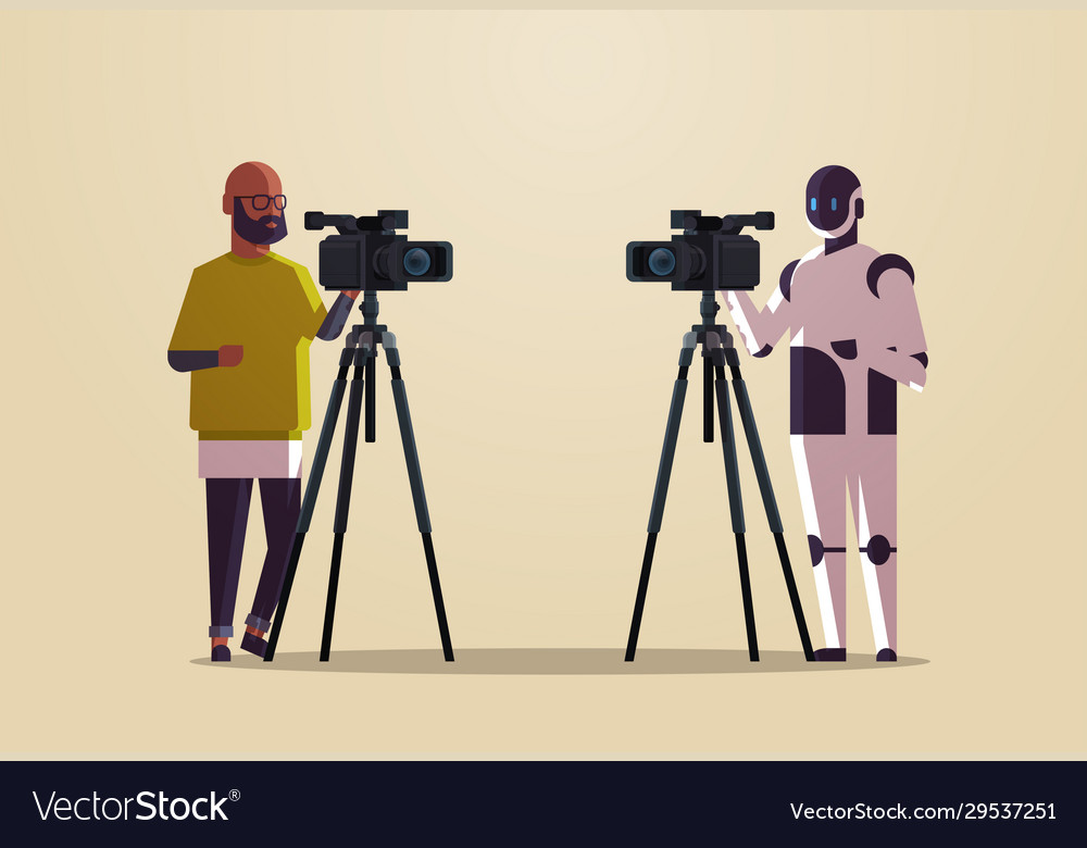 Robotic operator with cameraman using video camera