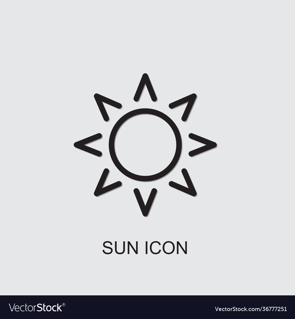 Sun icon