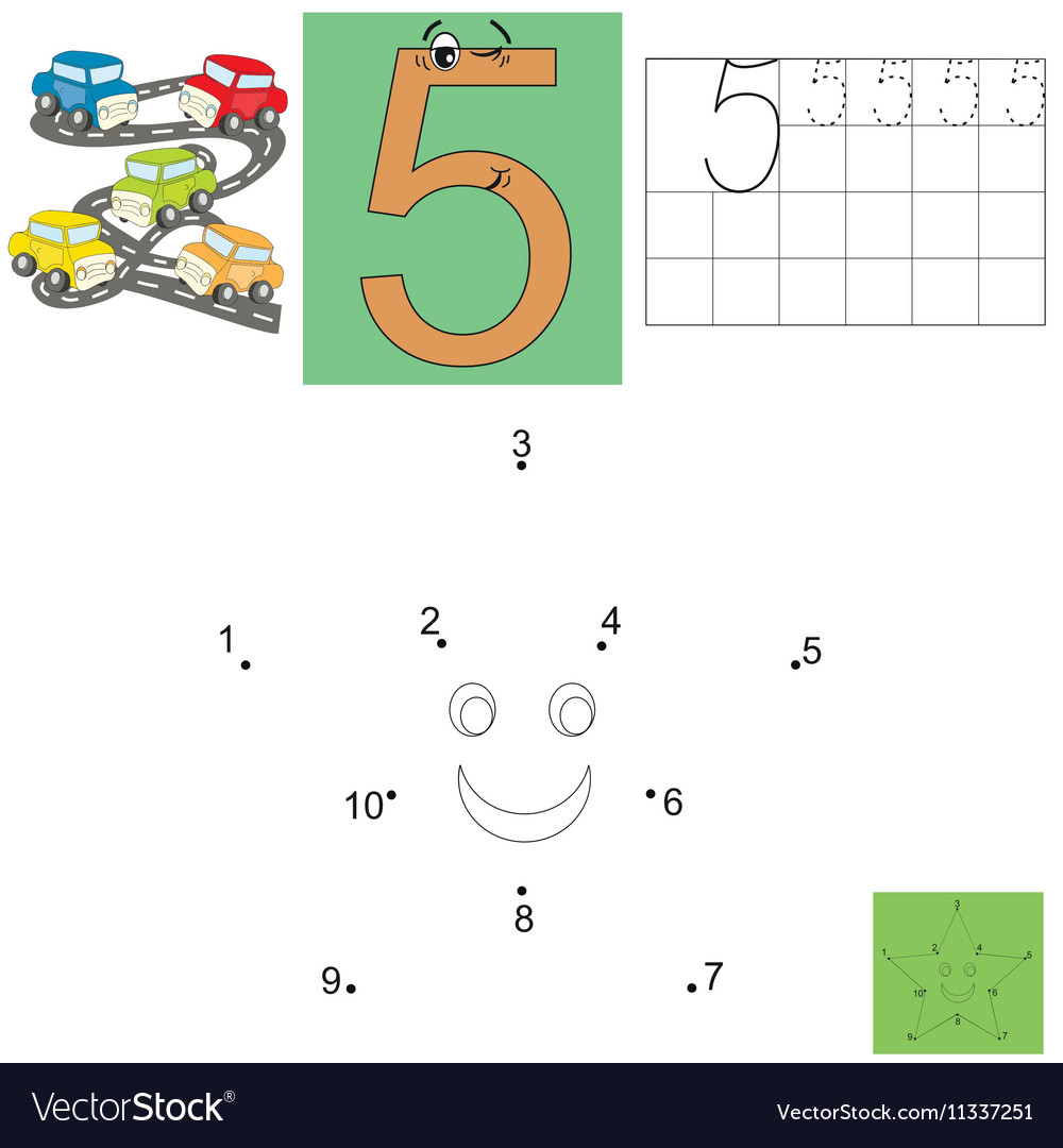 Task for children in mathematics the figure