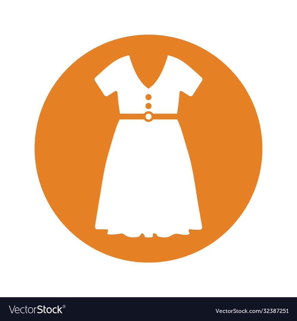 Women clothing girl dress icon design