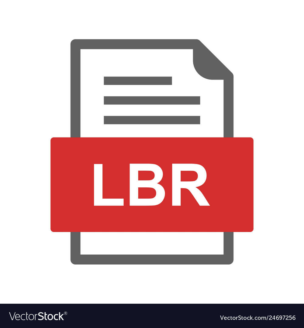 Lbr file document icon