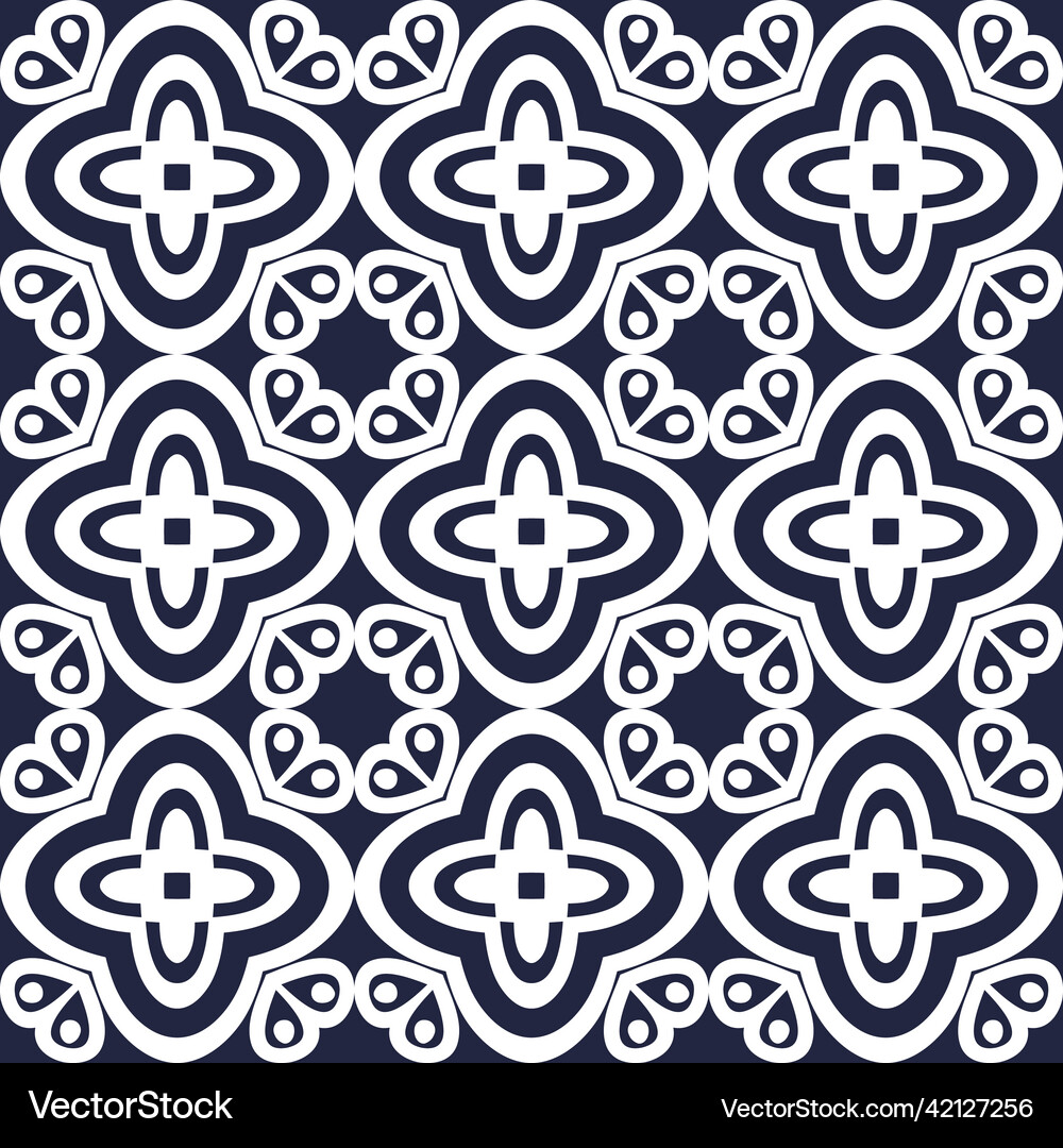 Seamless abstract ornamental pattern Royalty Free Vector