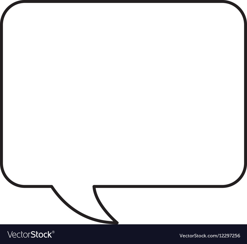 Speech buble isolated icon Royalty Free Vector Image