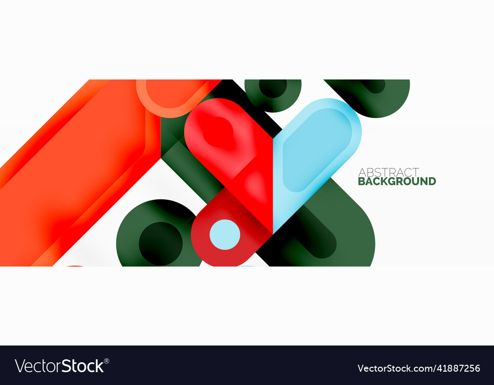 Square and circle minimal abstract background Vector Image Square and circle minimal abstract background