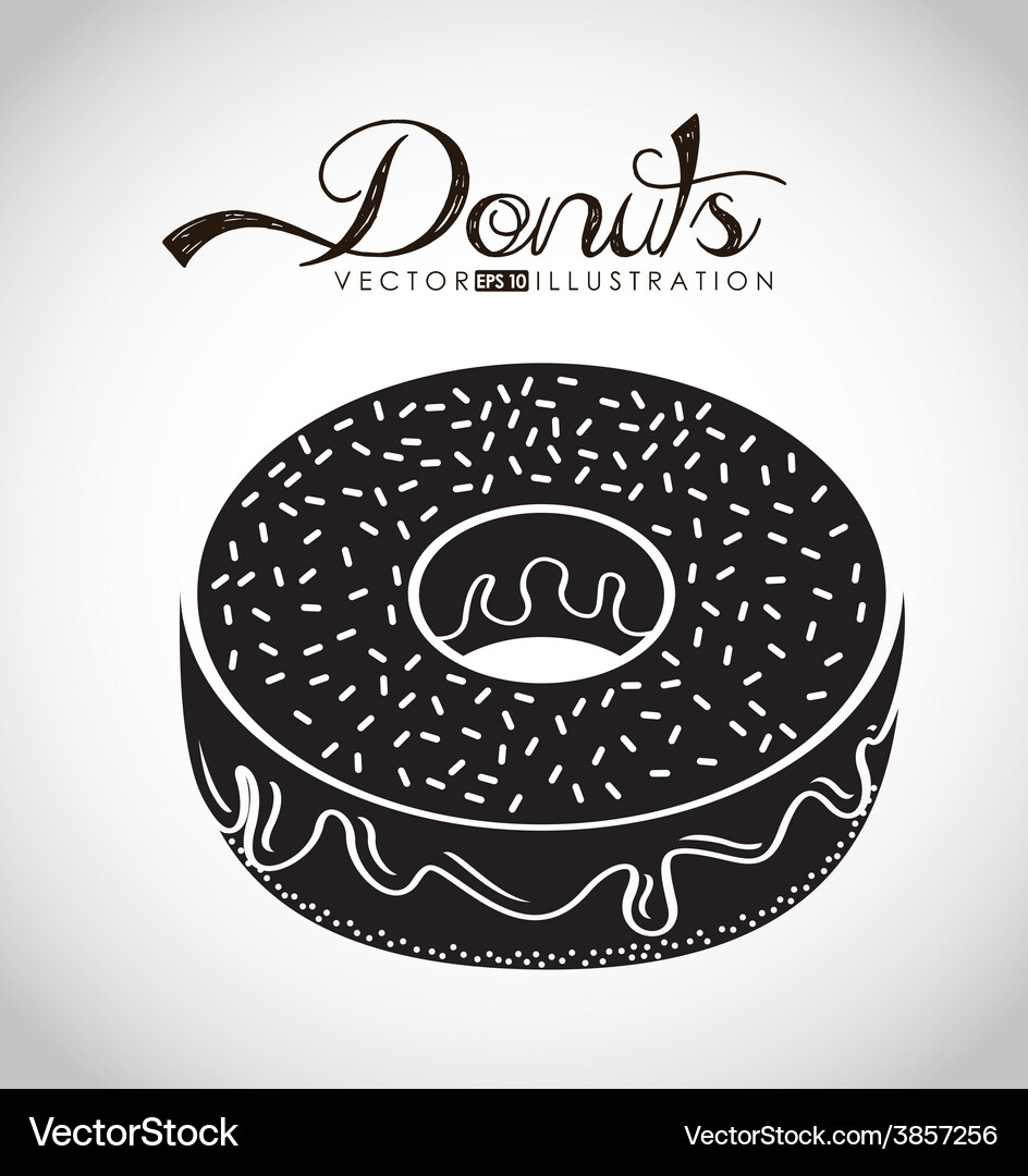 Sweet donuts Royalty Free Vector Image - VectorStock