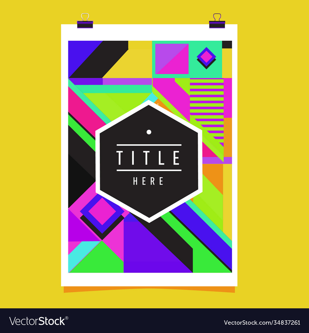 Abstract colorful geometric pattern background