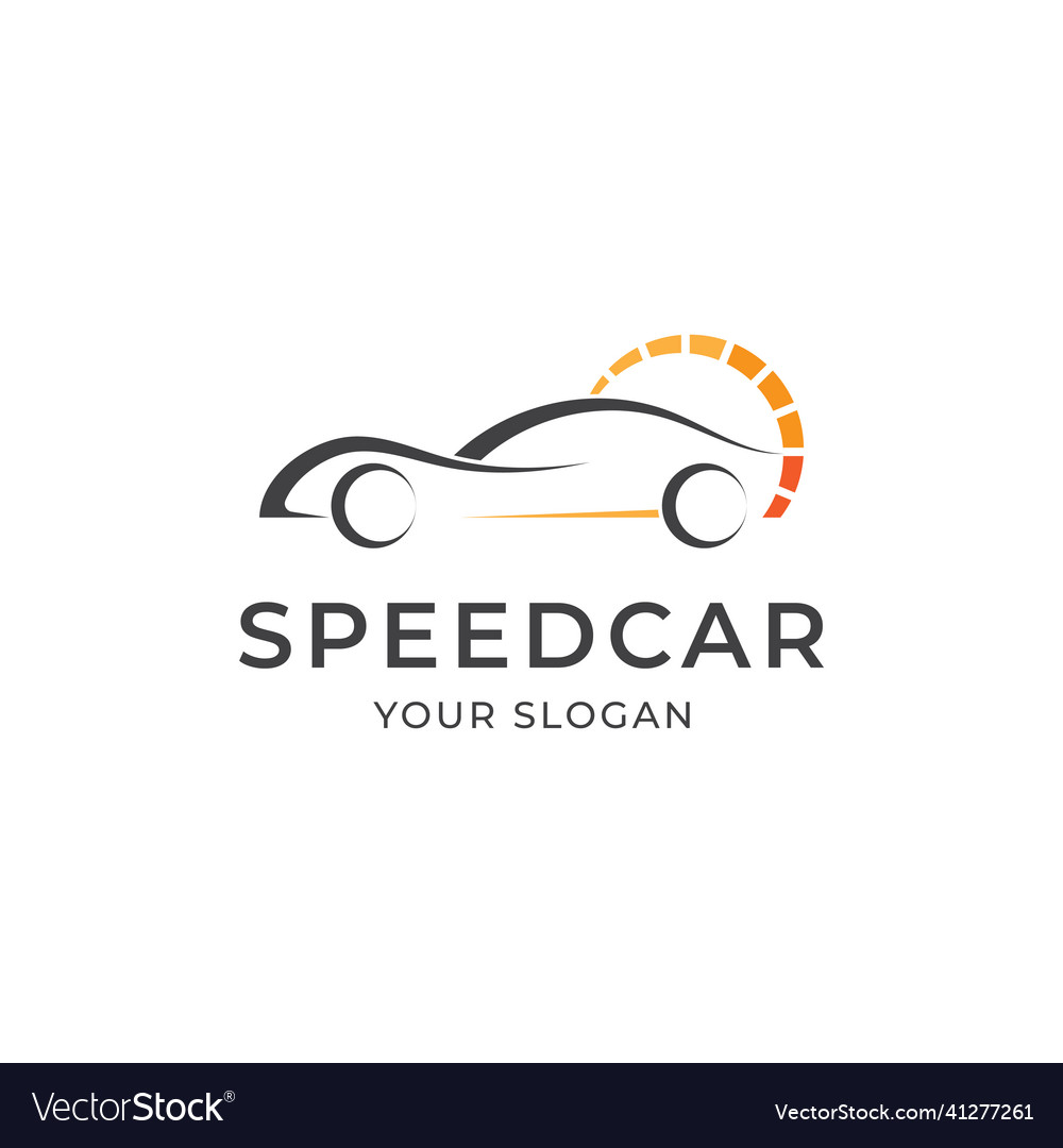 Auto Logo Design Vorlage isoliert