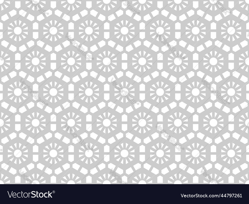 Gray Hexagon Pattern - Seamless