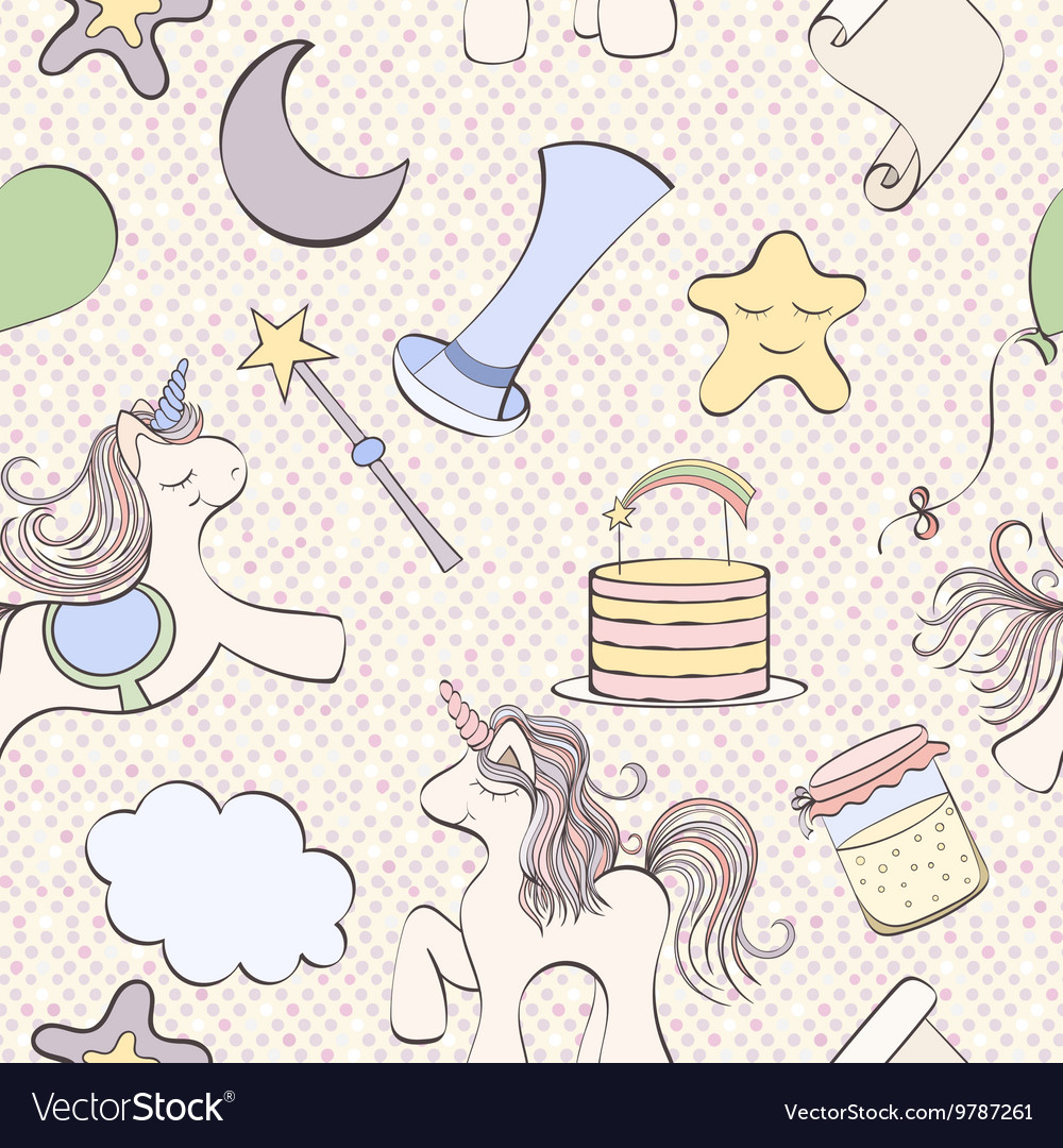 Sparkly Unicorn Birthday Pattern