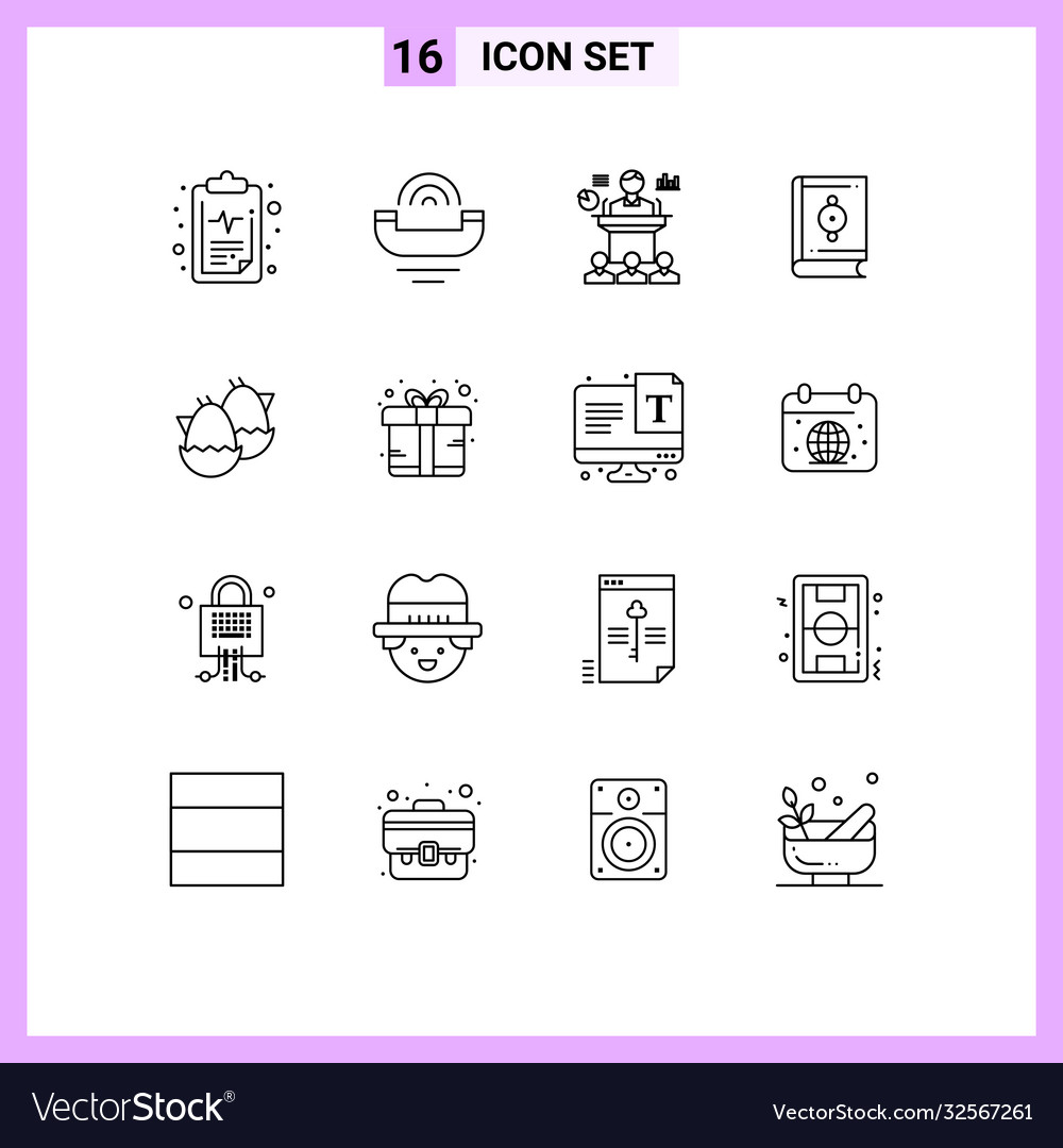 User interface pack 16 basic outlines
