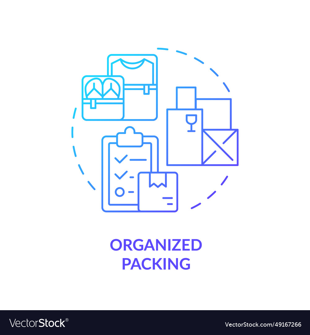 2d simple thin linear organizing packing gradient vector image 2d simple thin linear organizing packing gradient