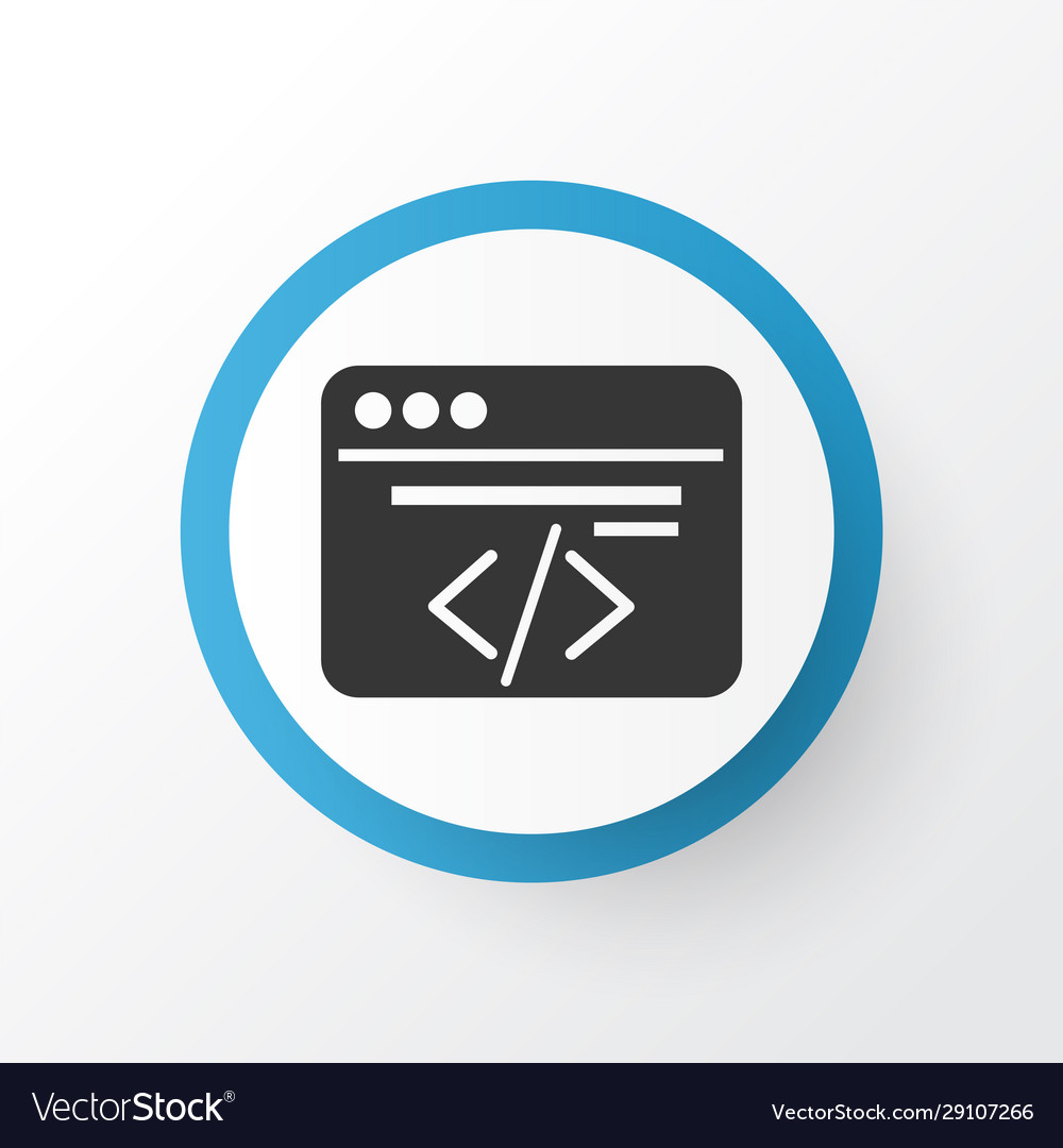 Custom coding icon symbol premium quality vector image Custom coding icon symbol premium quality