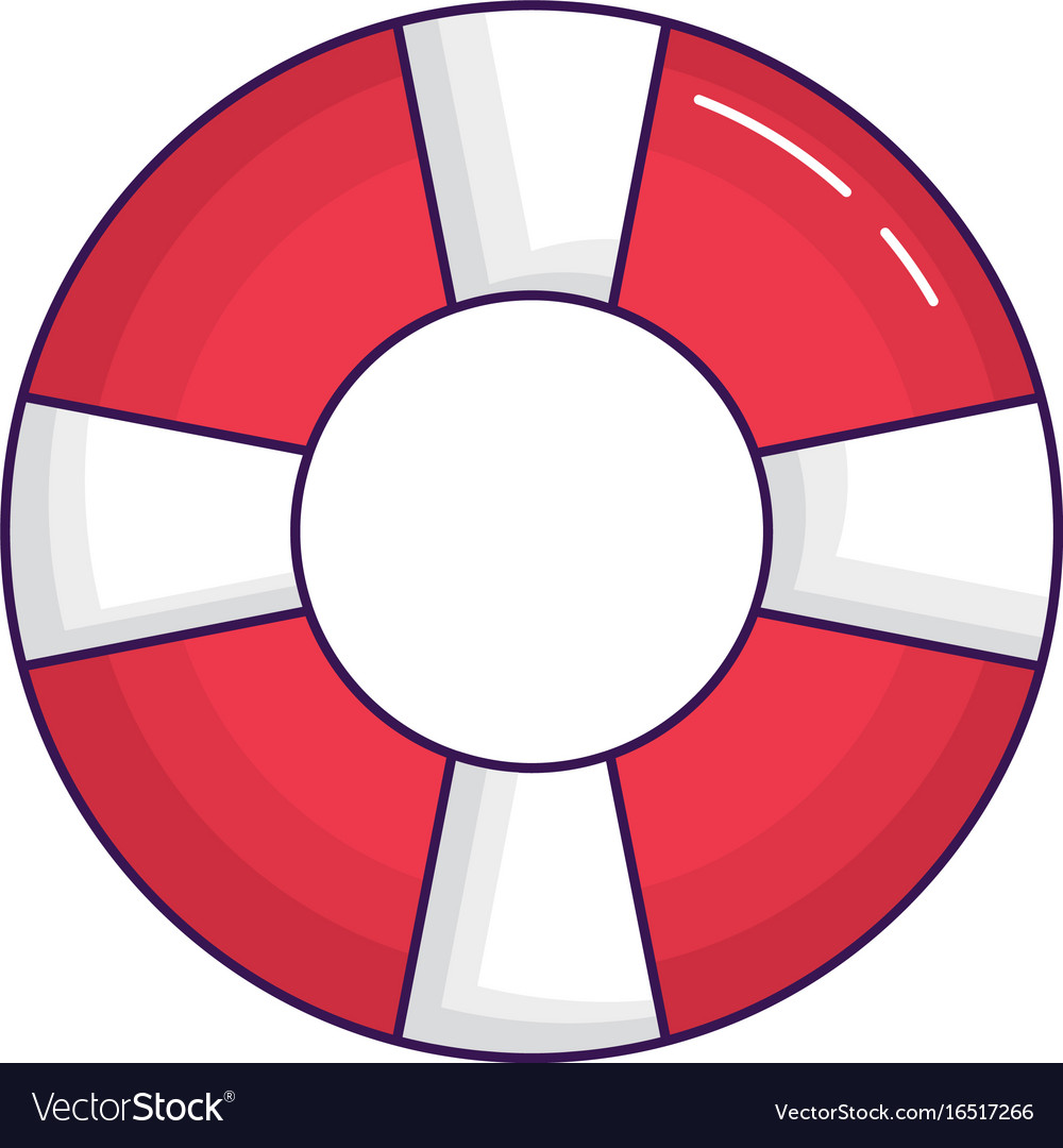 Safety float icon Royalty Free Vector Image VectorStock