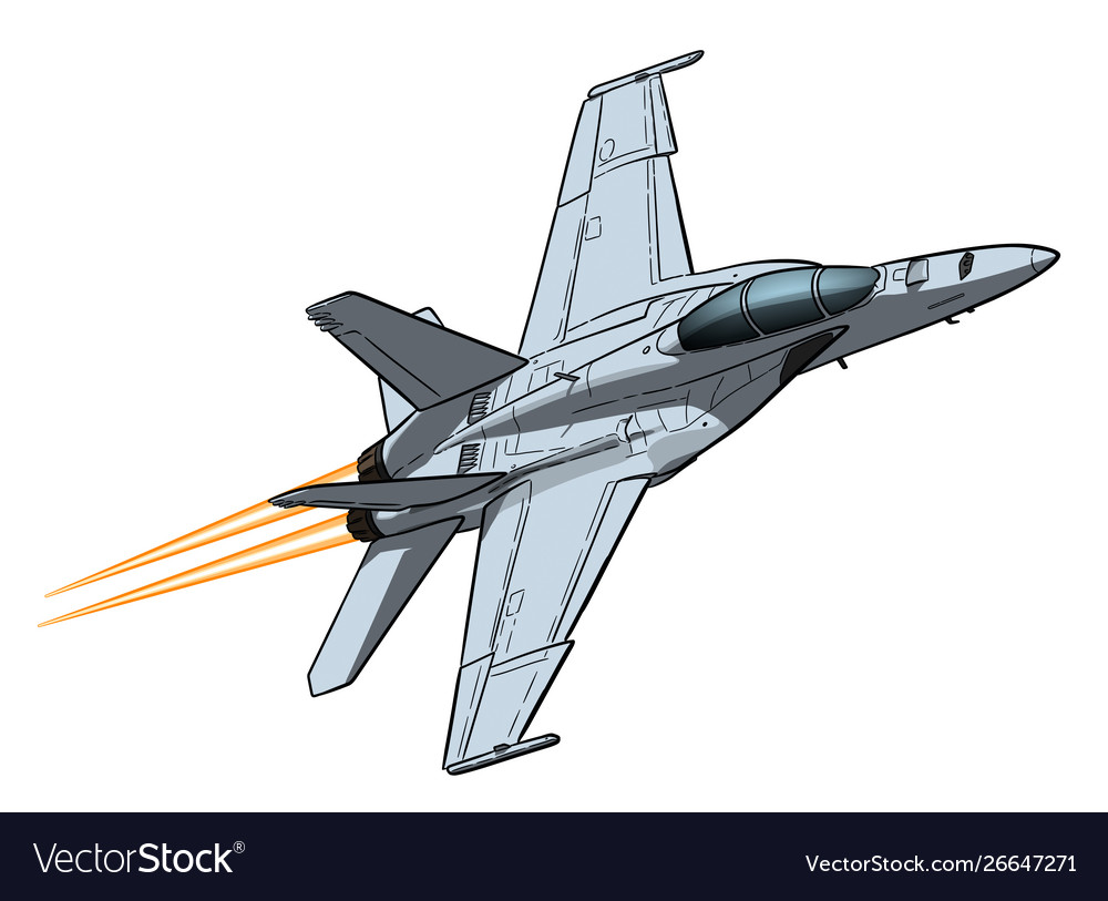 fighter airplane round drawing simple