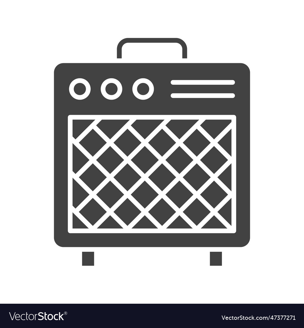 Amp icon image Royalty Free Vector Image - VectorStock