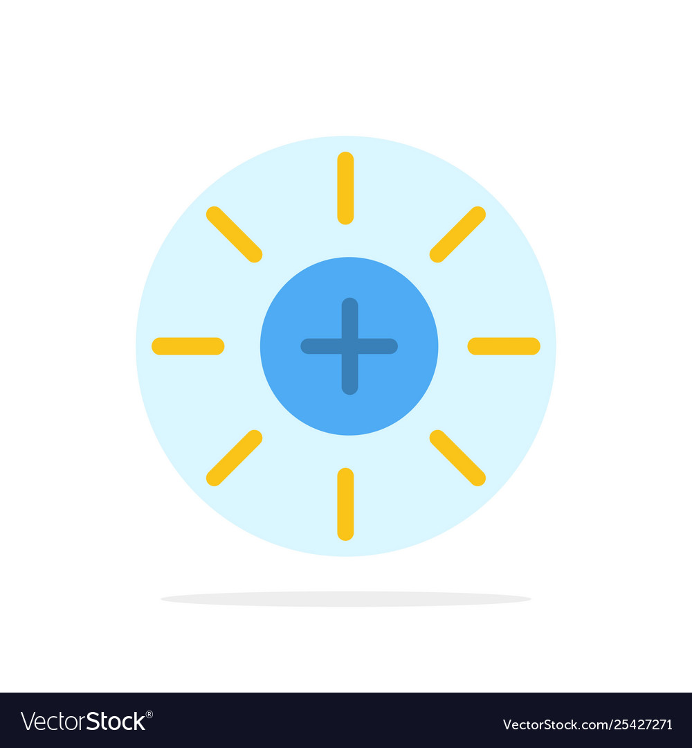Brightness interface ui user abstract circle vector image Brightness interface ui user abstract circle