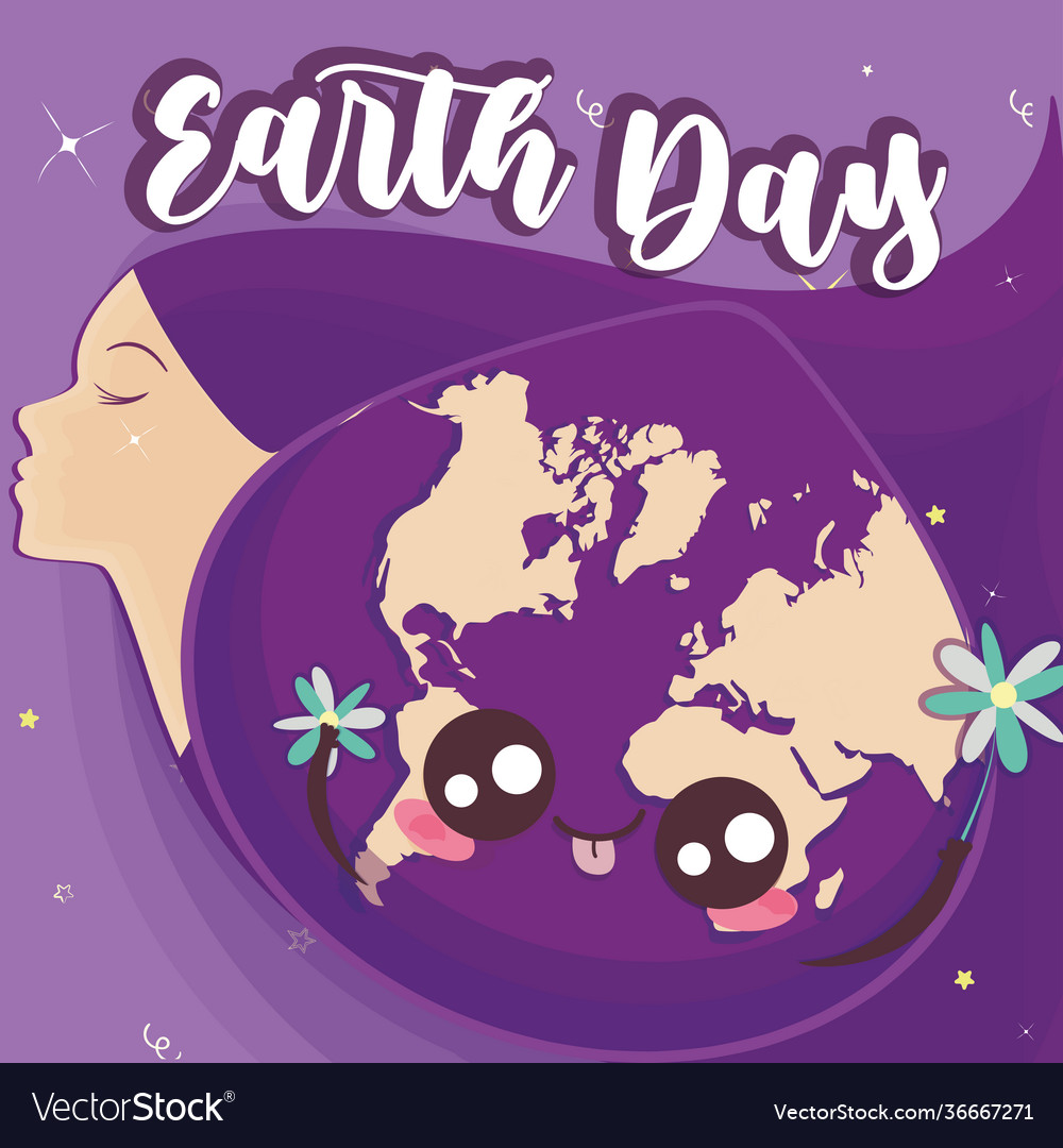 Earth day kawaii