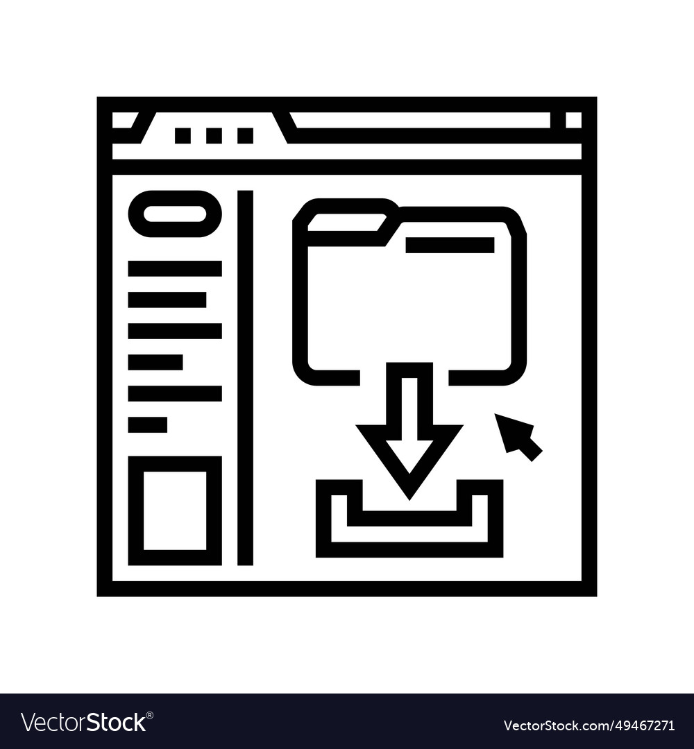 Homework submission online learning platform line Vector Image Homework submission online learning platform line