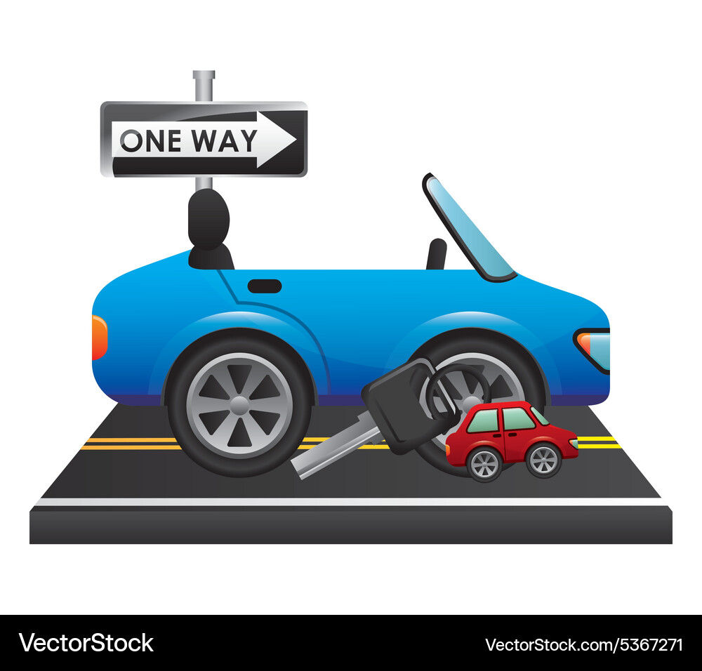 Road concept Royalty Free Vector Image - VectorStock