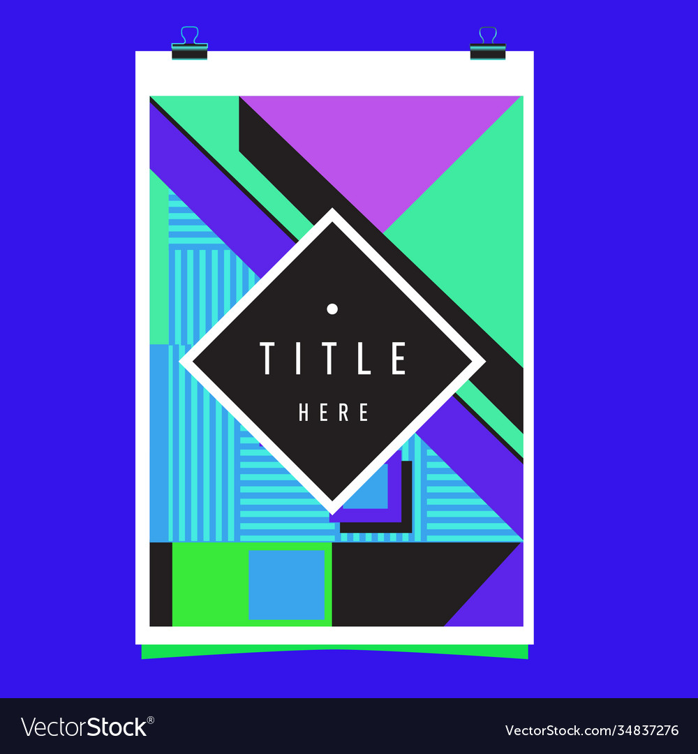 Abstract colorful geometric pattern background