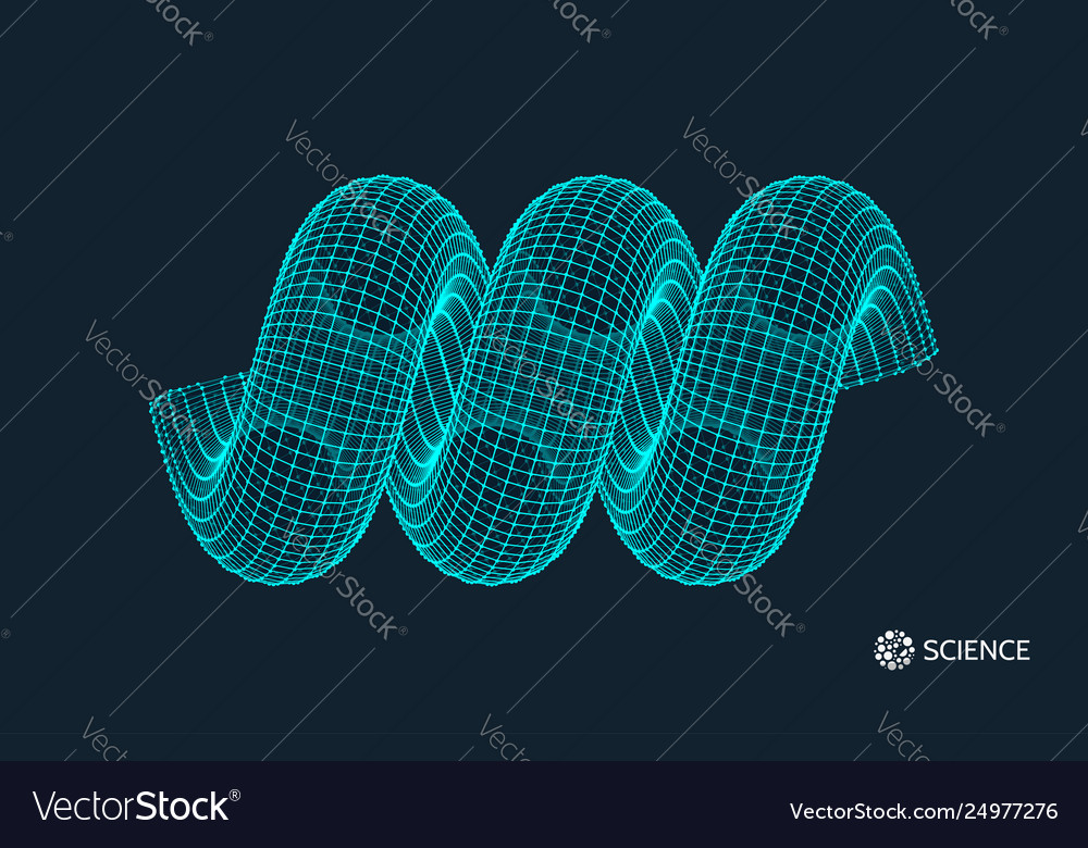 Abstract Spiral Connection Grid